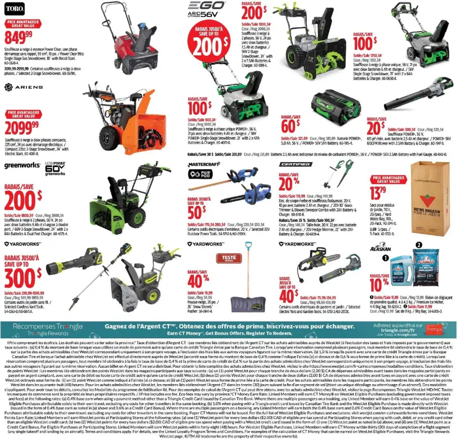 Page 10 du circulaire Canadian Tire.