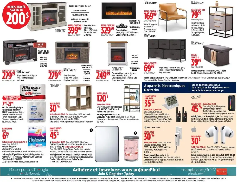 Page 18 du circulaire Canadian Tire.