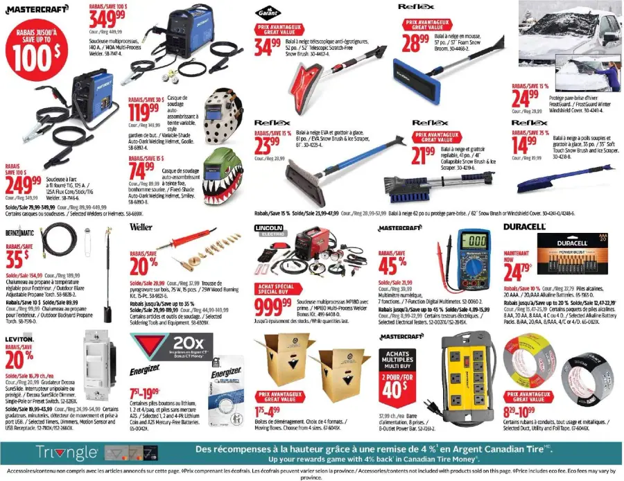 Page 36 du circulaire Canadian Tire.