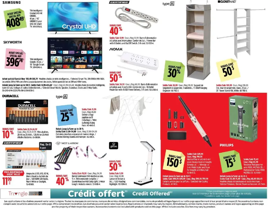 Page 3 du circulaire Canadian Tire.