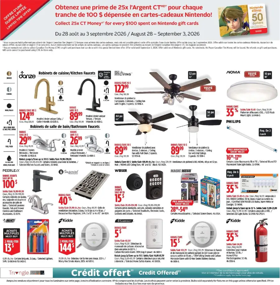 Page 16 du circulaire Canadian Tire.