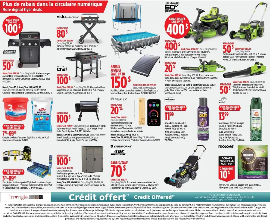 Page 24 du circulaire Canadian Tire.