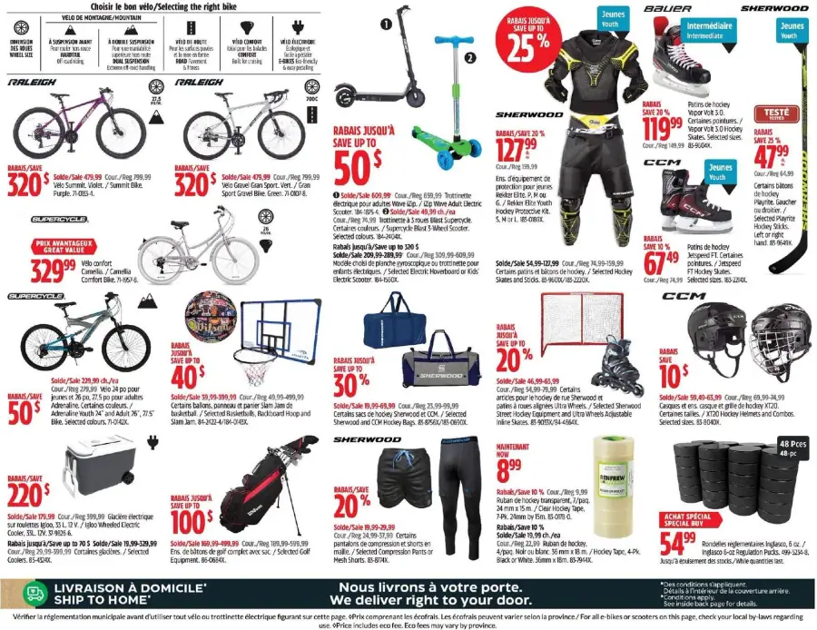 Page 25 du circulaire Canadian Tire.