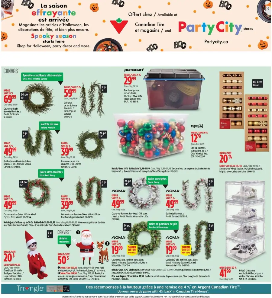 Page 4 du circulaire Canadian Tire.