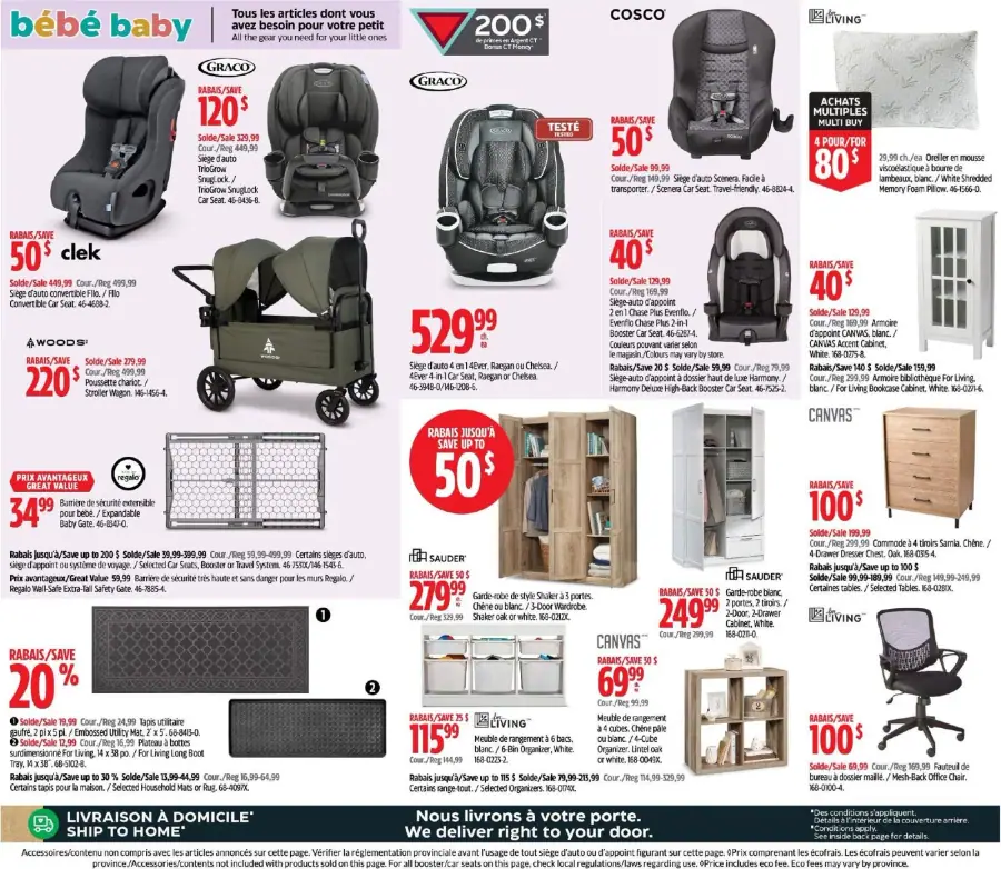 Page 14 du circulaire Canadian Tire.