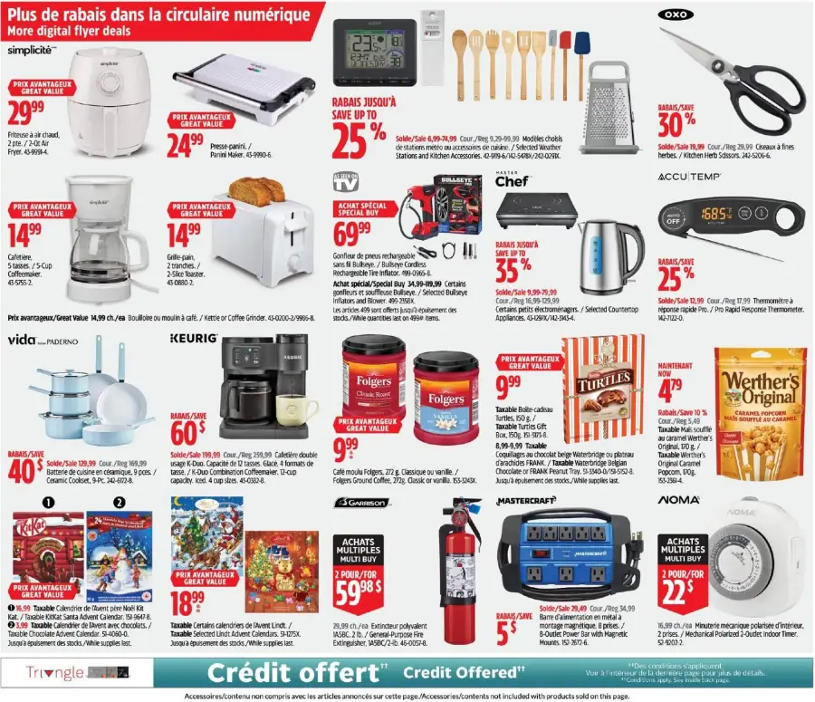 Page 18 du circulaire Canadian Tire.