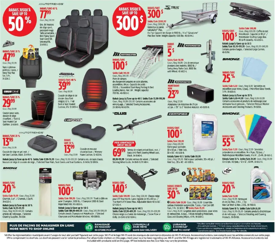 Page 30 du circulaire Canadian Tire.