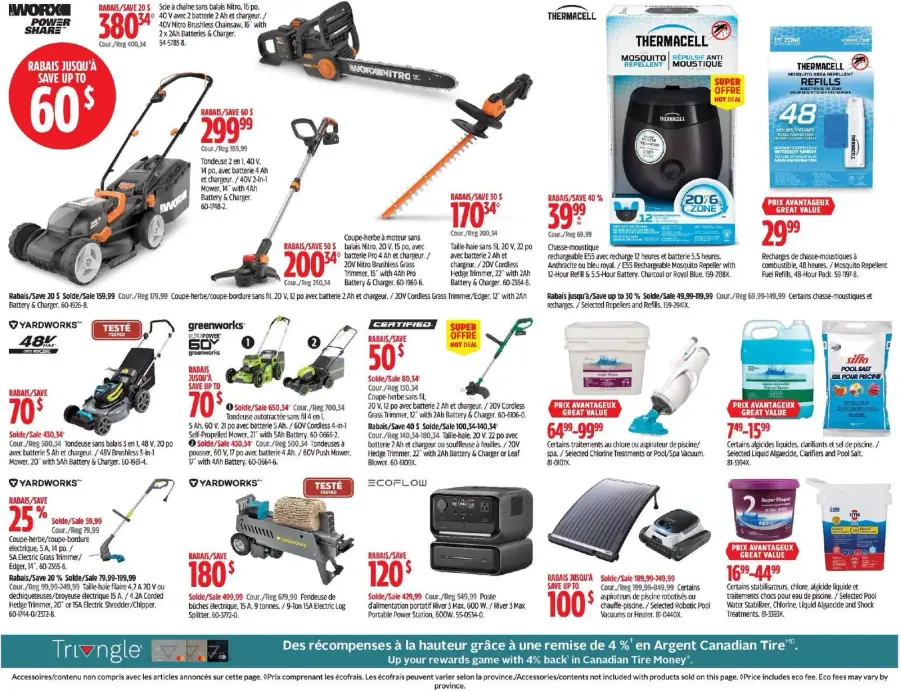 Page 16 du circulaire Canadian Tire.
