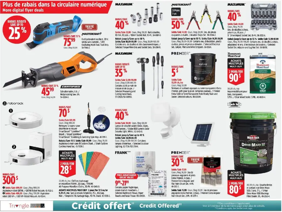 Page 24 du circulaire Canadian Tire.