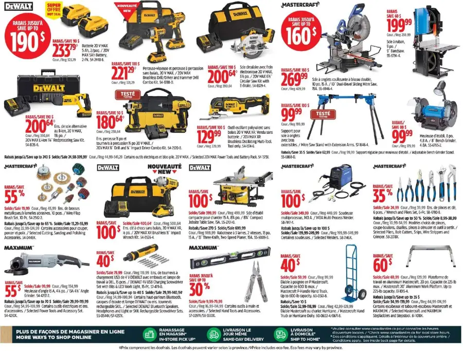Page 25 du circulaire Canadian Tire.