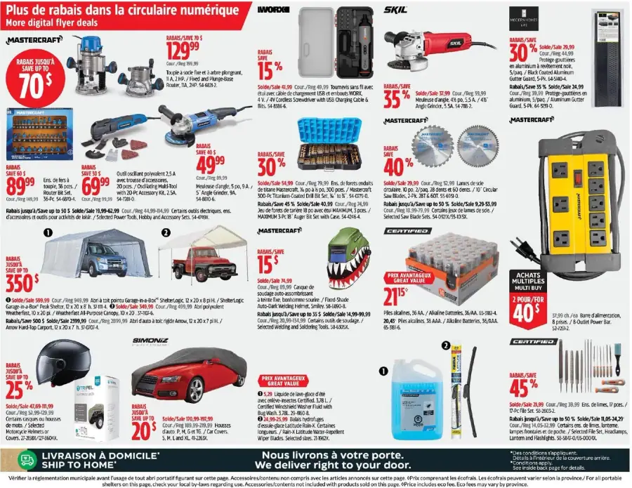 Page 26 du circulaire Canadian Tire.