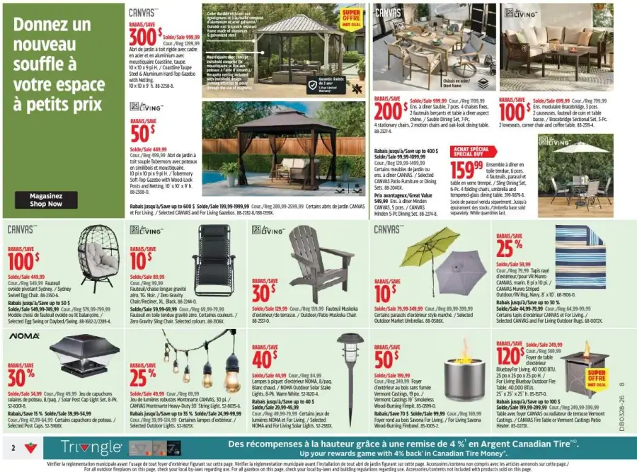 Page 2 du circulaire Canadian Tire.
