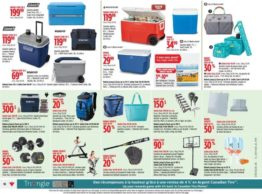 Page 10 du circulaire Canadian Tire.