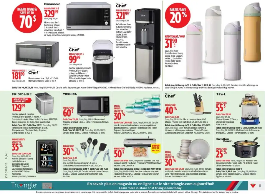 Page 11 du circulaire Canadian Tire.