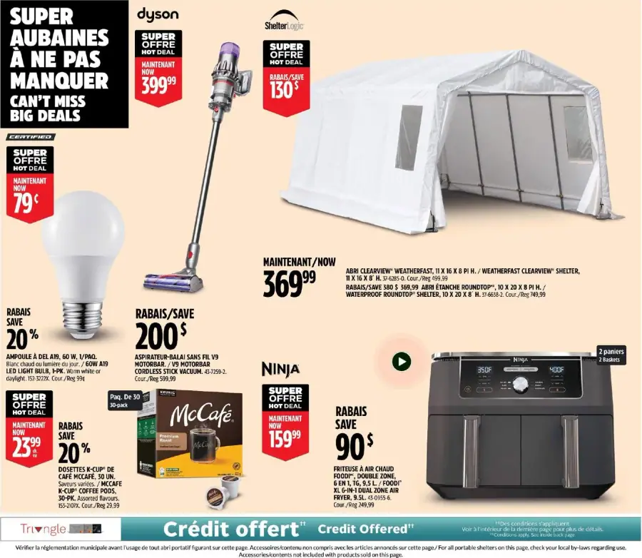 Page 3 du circulaire Canadian Tire.