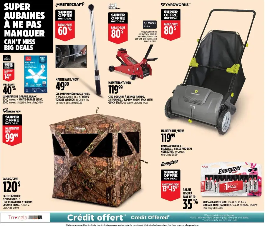 Page 4 du circulaire Canadian Tire.