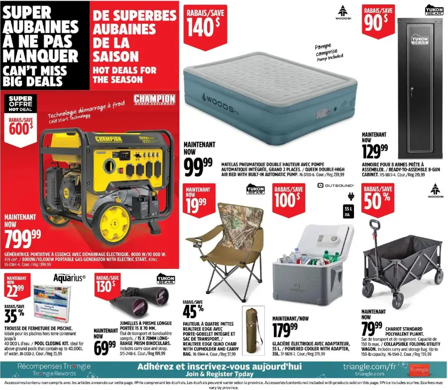 Page 5 du circulaire Canadian Tire.