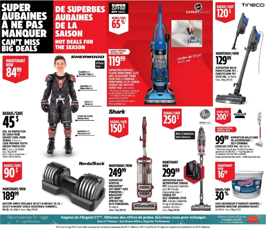 Page 8 du circulaire Canadian Tire.