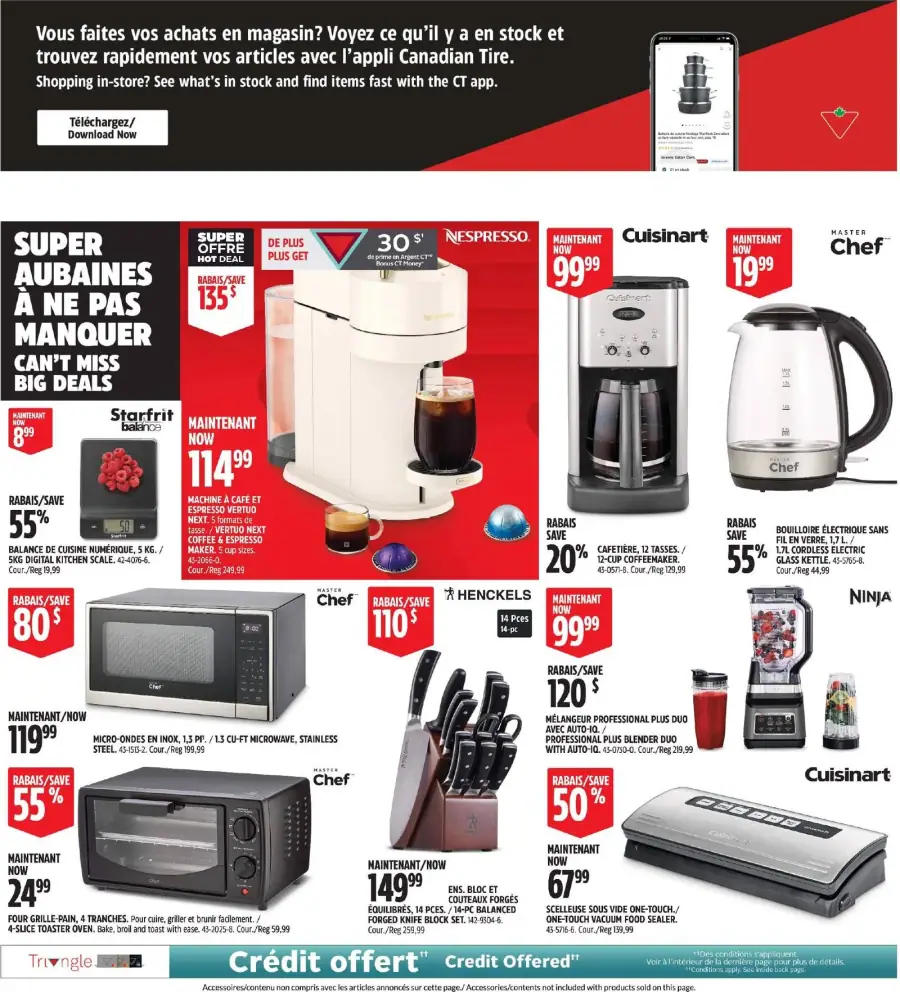 Page 9 du circulaire Canadian Tire.