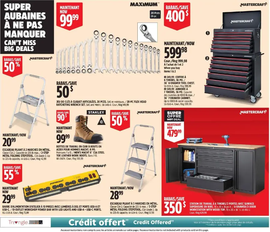 Page 14 du circulaire Canadian Tire.