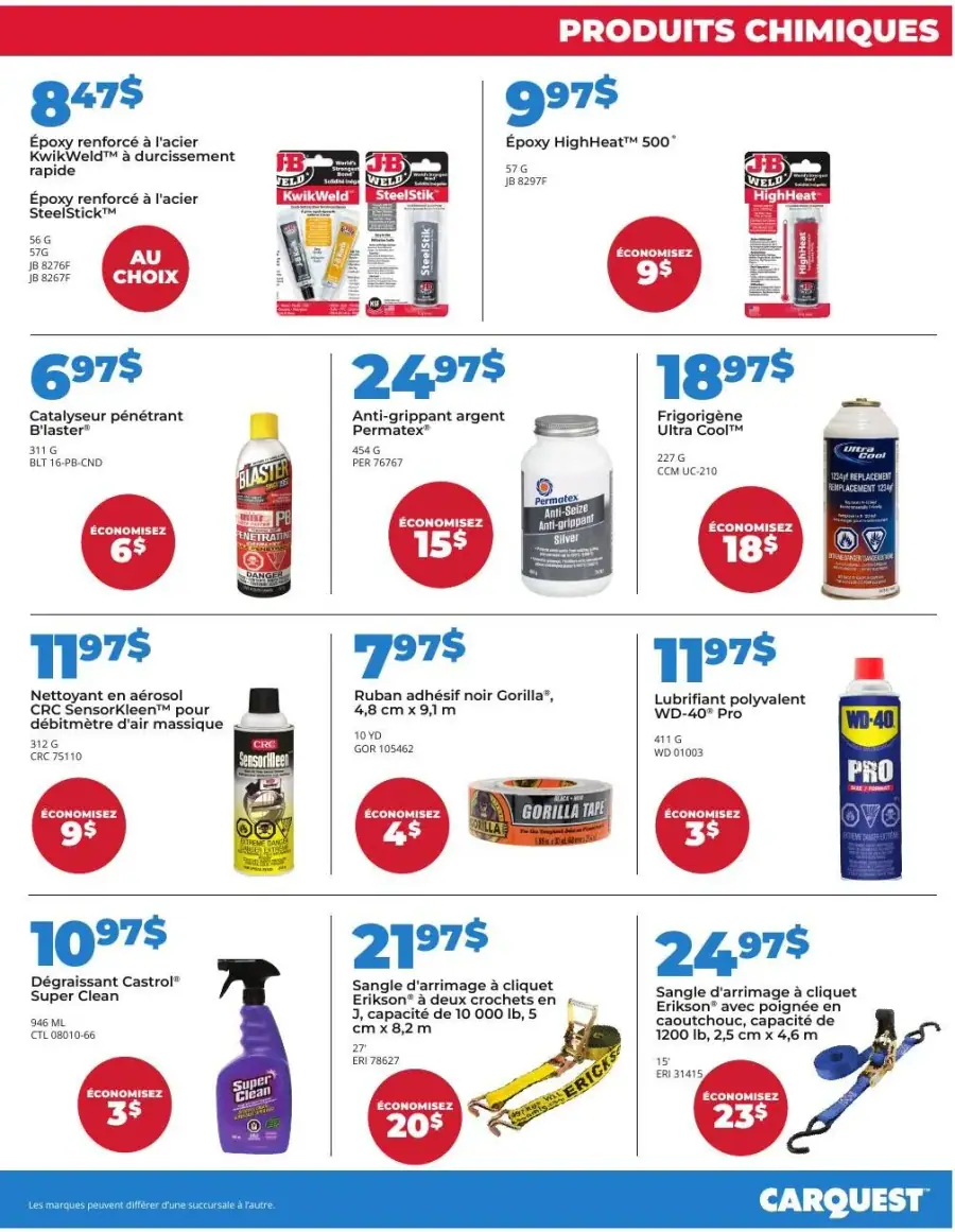 Page 3 du circulaire Carquest.