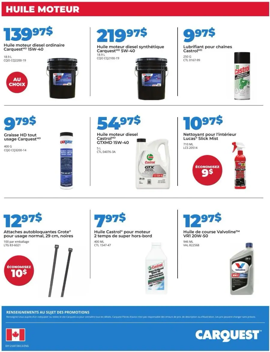 Page 4 du circulaire Carquest.