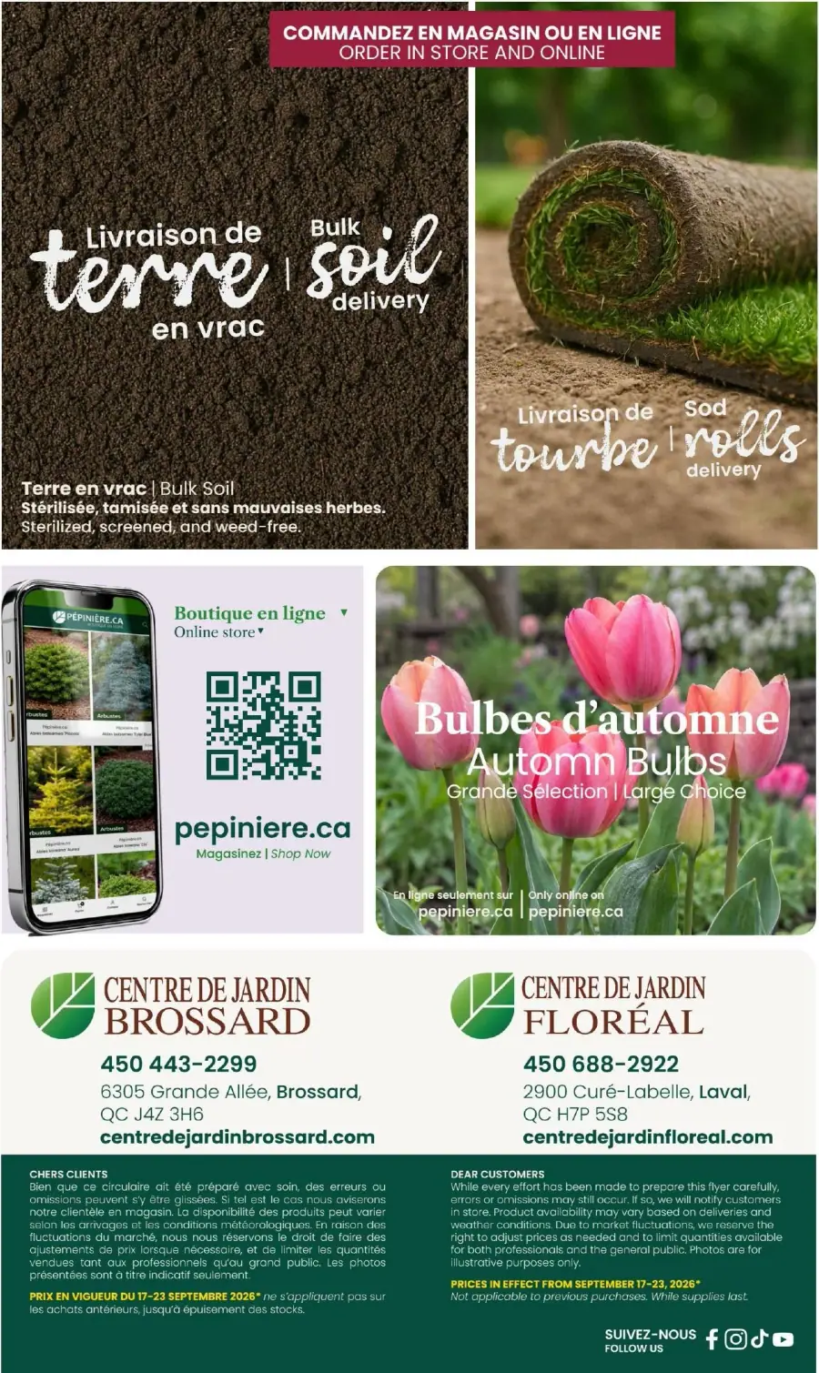 Page 7 du circulaire Centre de Jardin Brossard.