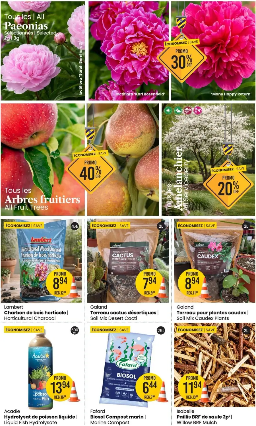 Page 3 du circulaire Centre de Jardin Brossard.