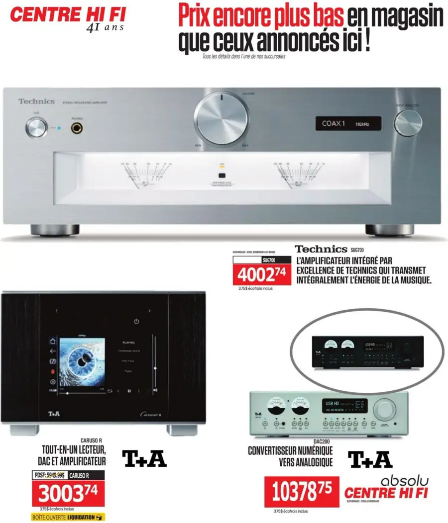 Page 52 du circulaire Centre Hi Fi.