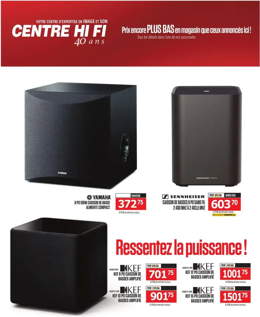 Page 83 du circulaire Centre Hi Fi.