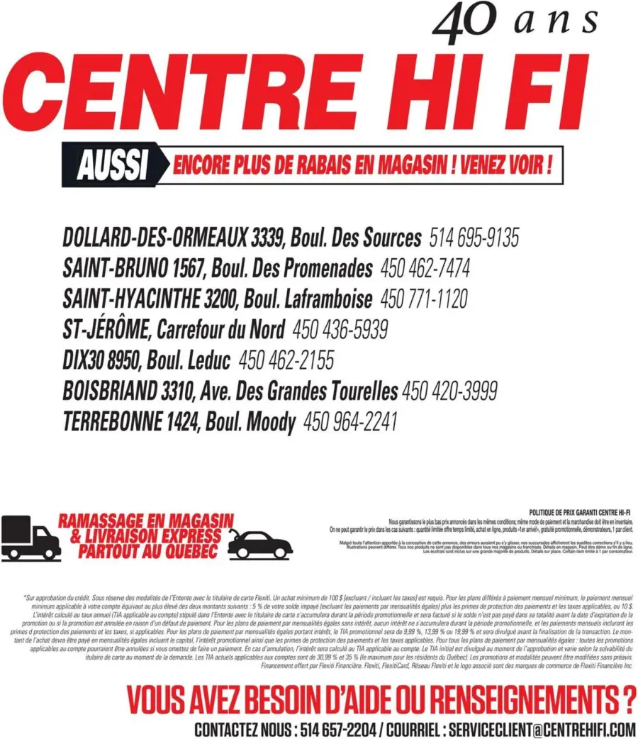 Page 93 du circulaire Centre Hi Fi.