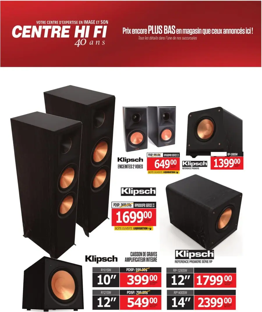 Page 72 du circulaire Centre Hi Fi.