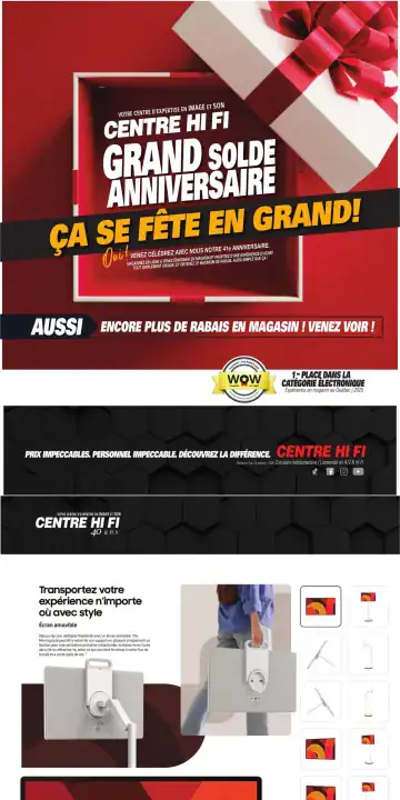 Aperçu de la Circulaire Centre Hi Fi du 9 au 15 octobre 2026