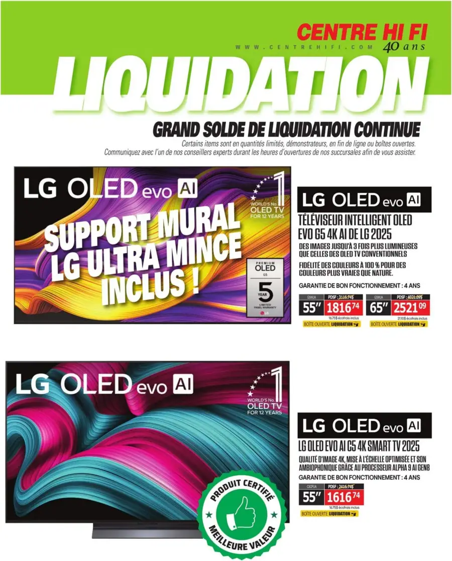 Page 36 du circulaire Centre Hi Fi.