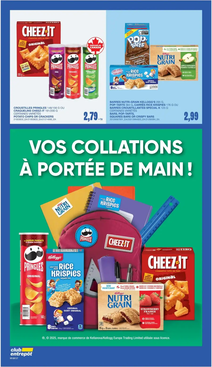 Page 33 du circulaire Club Entrepôt.