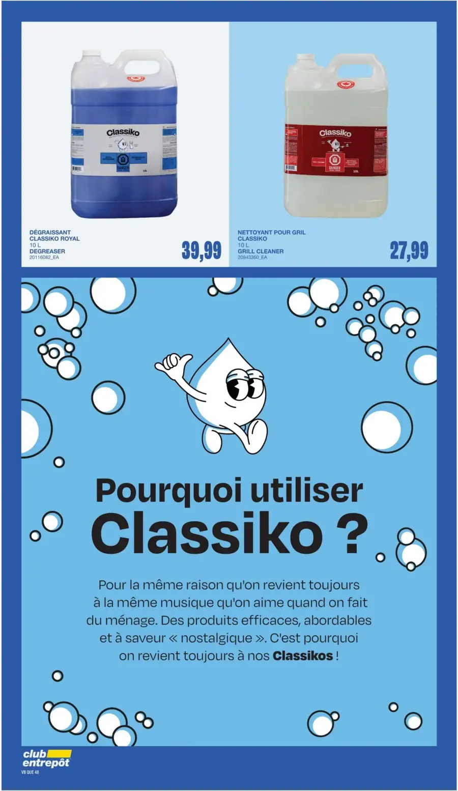 Page 54 du circulaire Club Entrepôt.