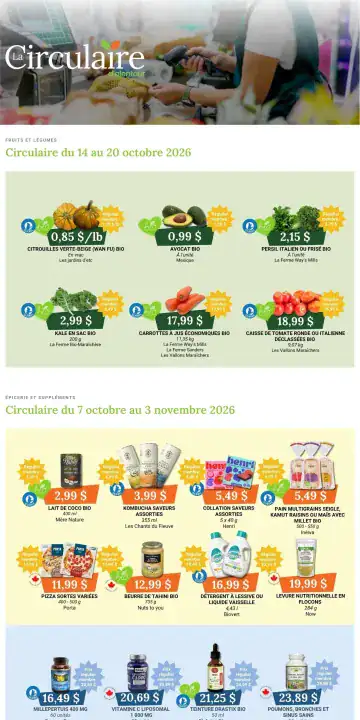 Aperçu de la Circulaire Coop Alentour du 14 au 20 octobre 2026