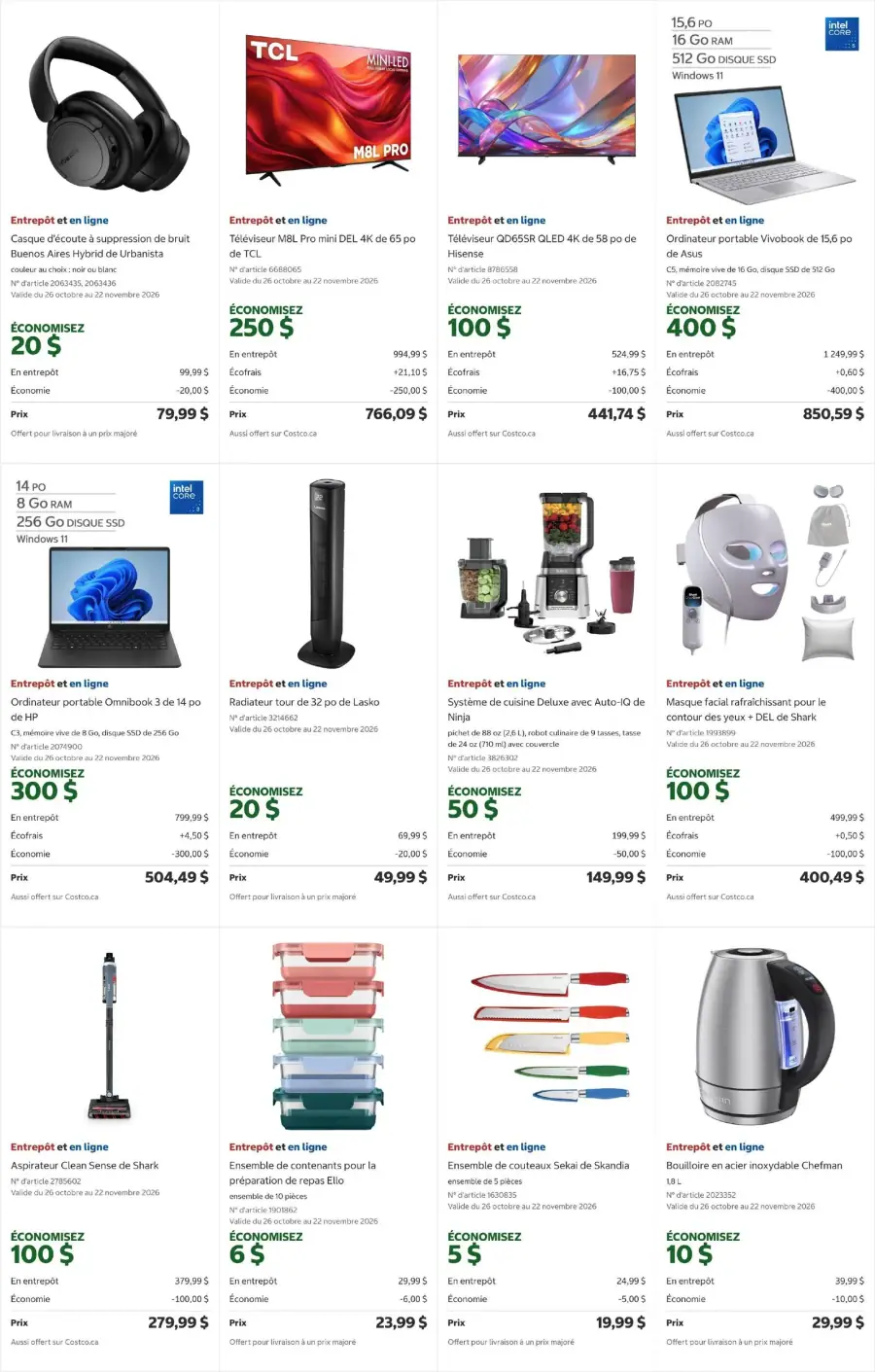 Page 2 du circulaire Costco.