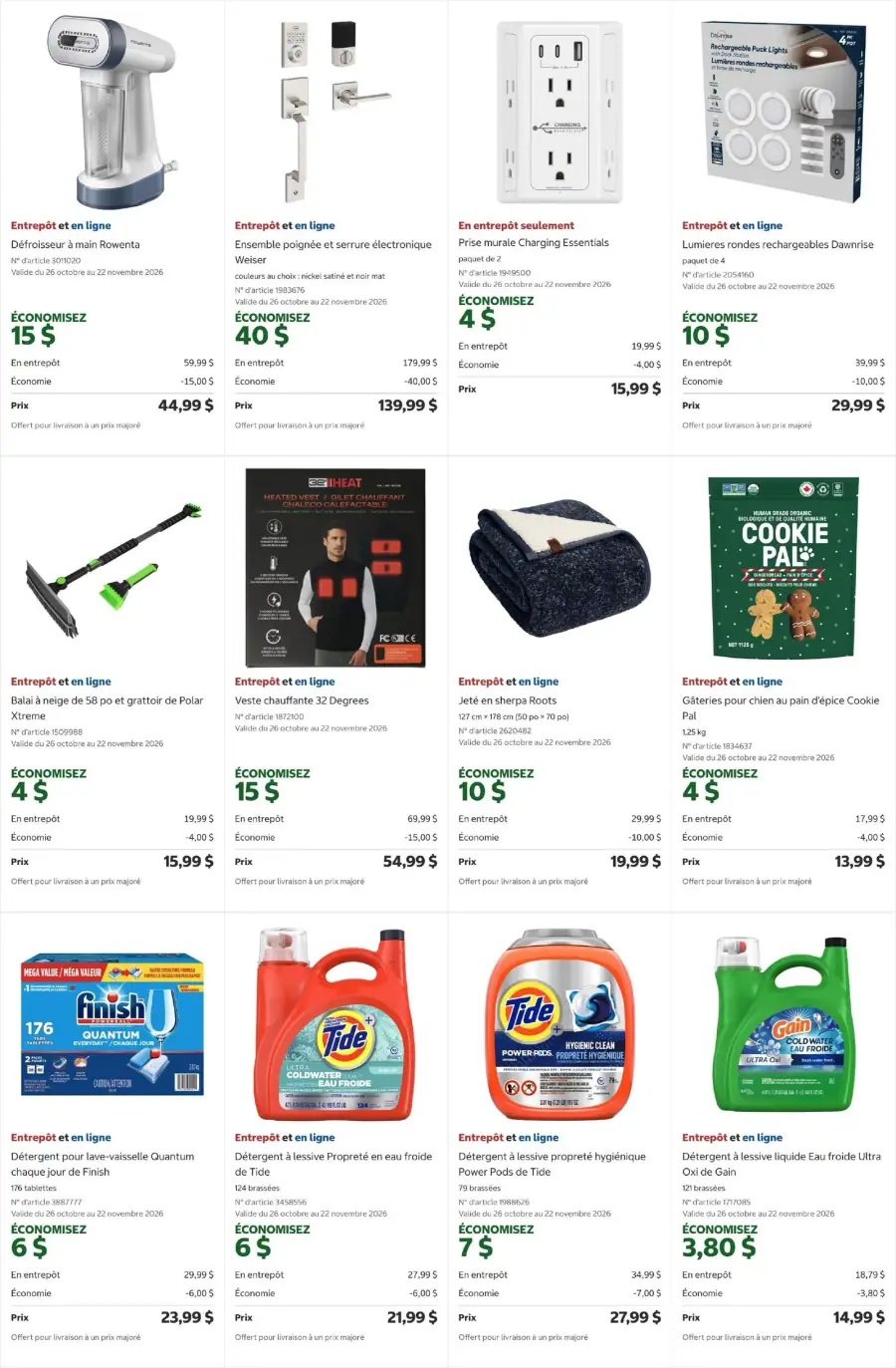 Page 3 du circulaire Costco.