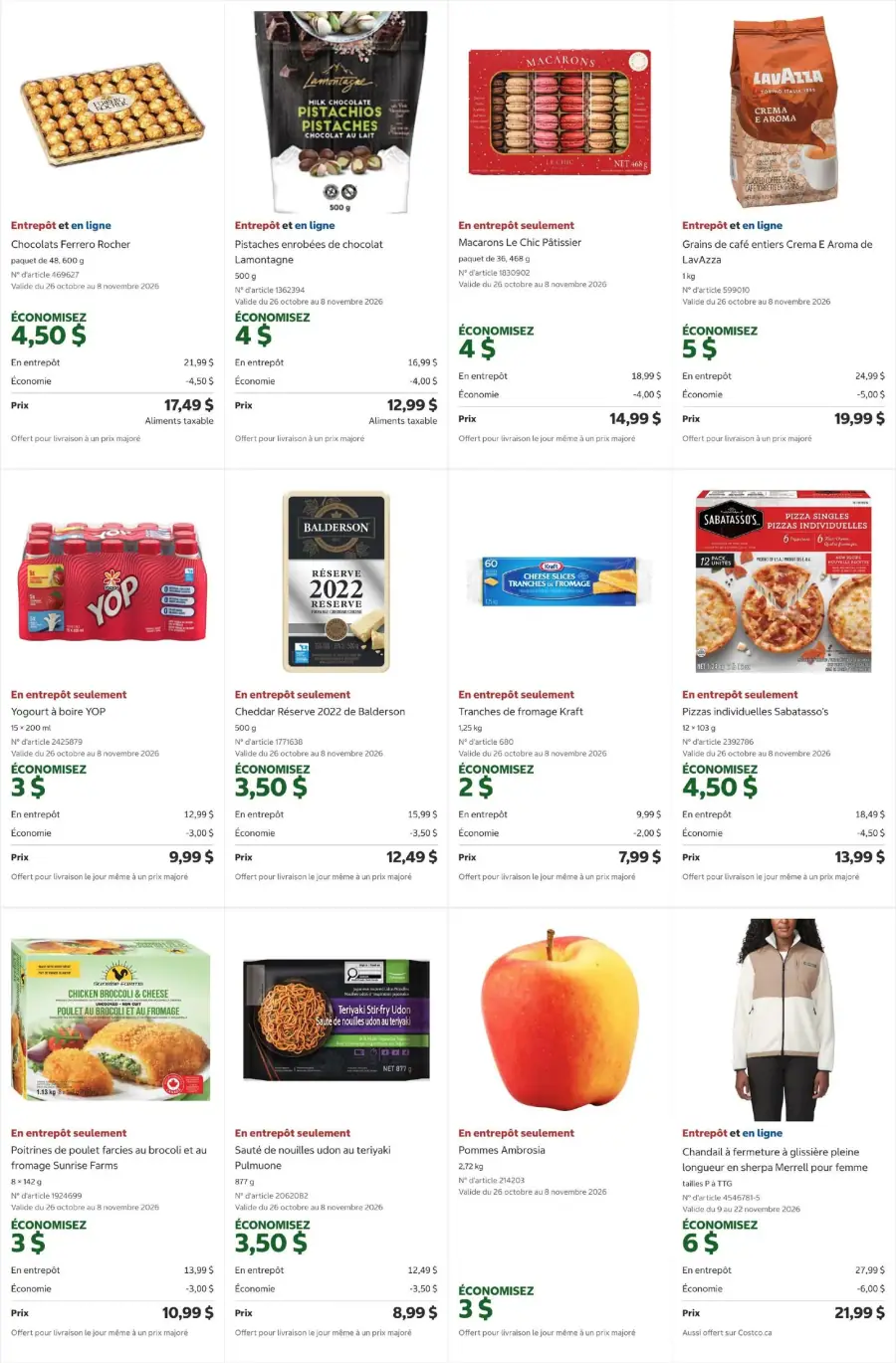 Page 2 du circulaire Costco.