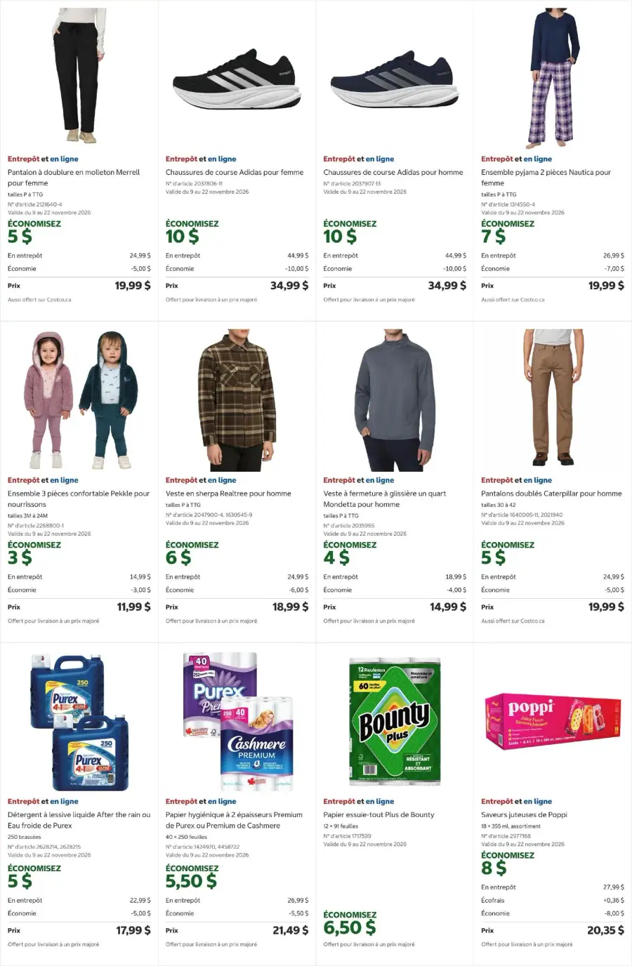 Page 3 du circulaire Costco.
