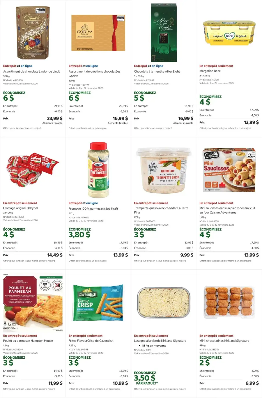 Page 4 du circulaire Costco.