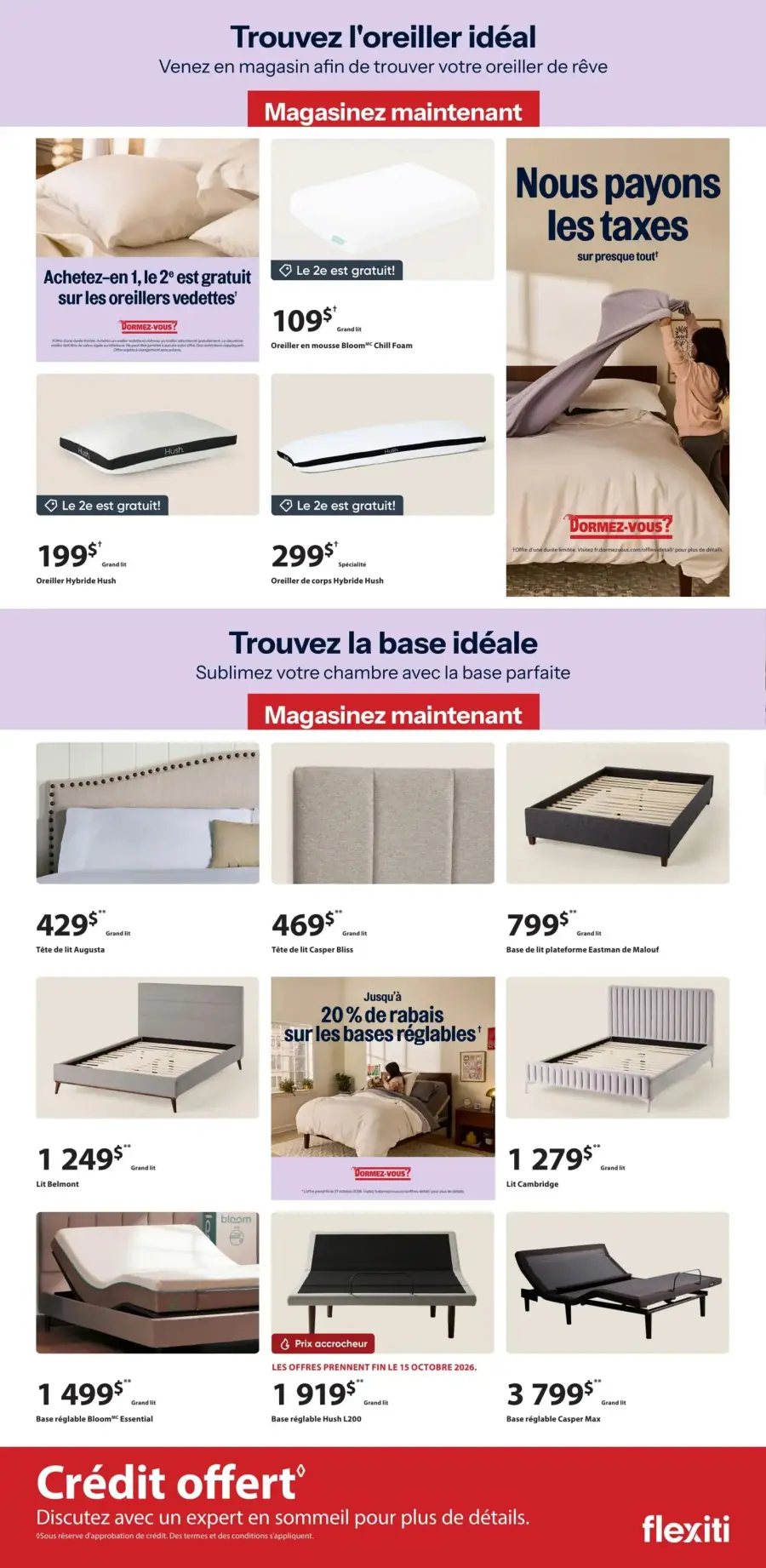 Page 2 du circulaire Dormez-vous.