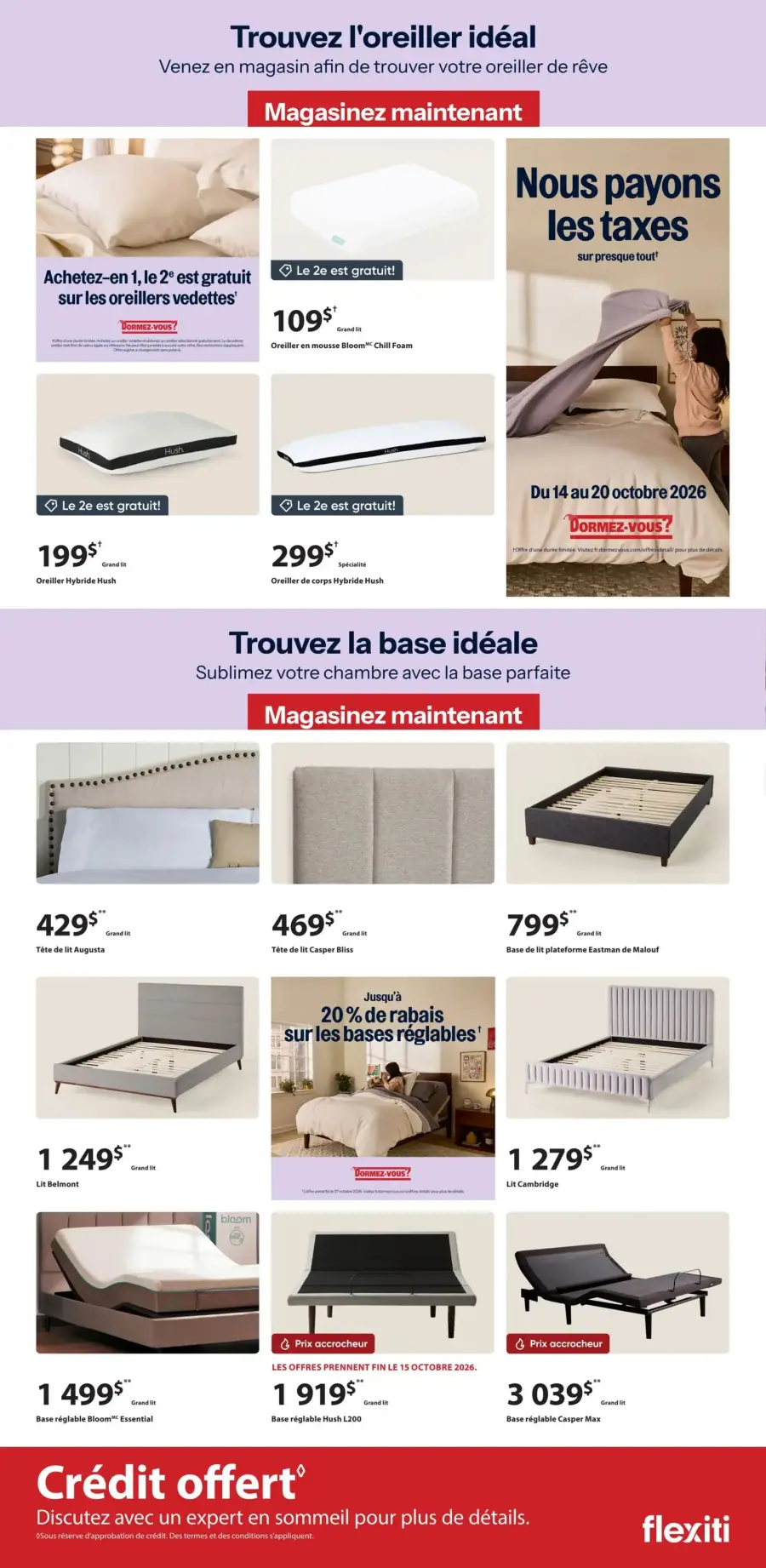 Page 2 du circulaire Dormez-vous.