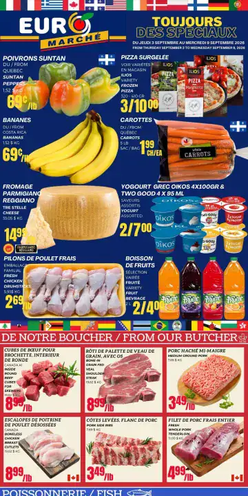 Aperçu de la Circulaire EuroMarché du 3 au 9 septembre 2026