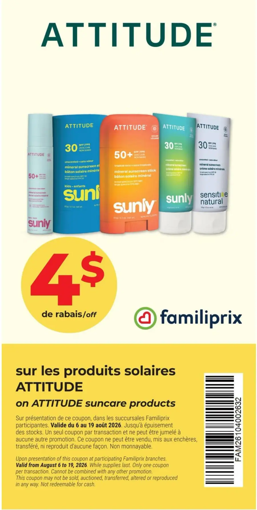 Page 3 du circulaire Familiprix.