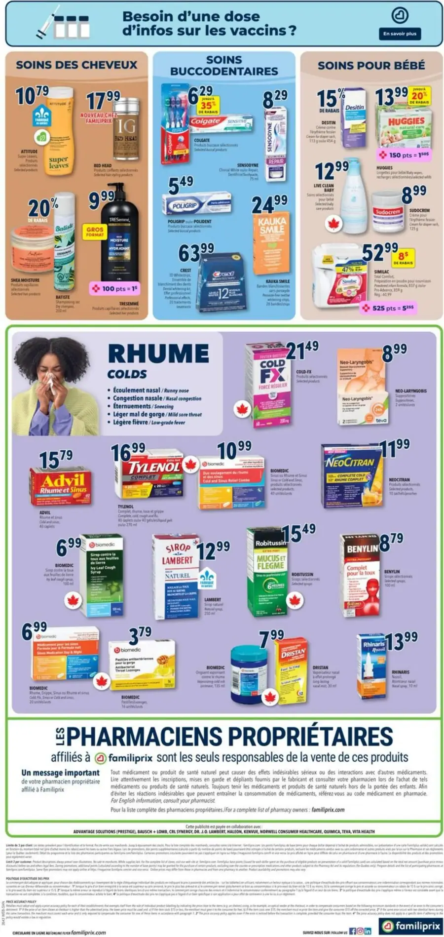 Page 2 du circulaire Familiprix.