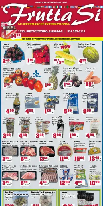 Aperçu de la Circulaire Frutta Si du 18 au 26 août 2026