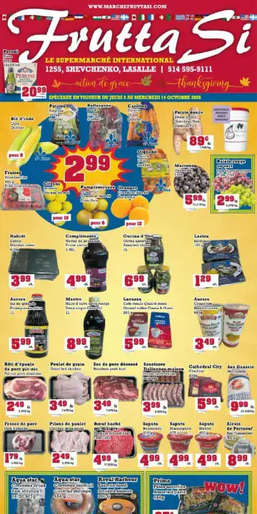 Aperçu de la Circulaire Frutta Si du 6 au 14 octobre 2026