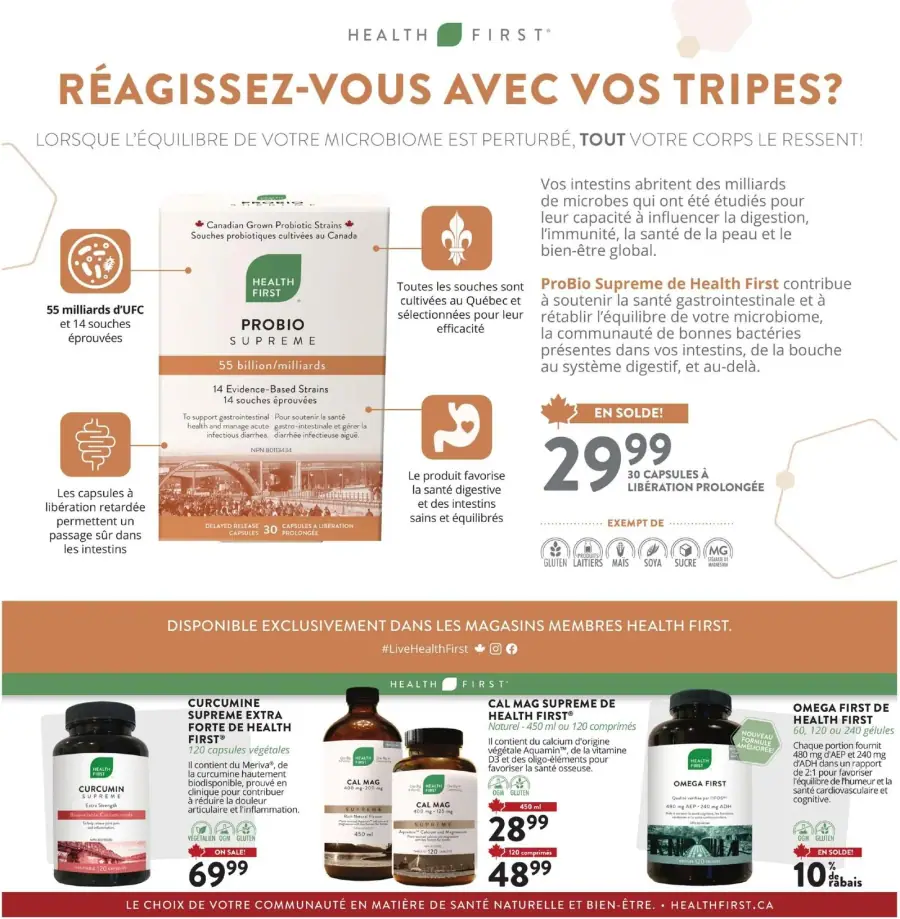 Page 3 du circulaire Gagné en Santé.